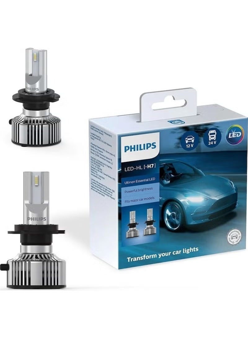 Philips New LED Xenon H7 11342UEX2 6000K Brighter Light - Image 3